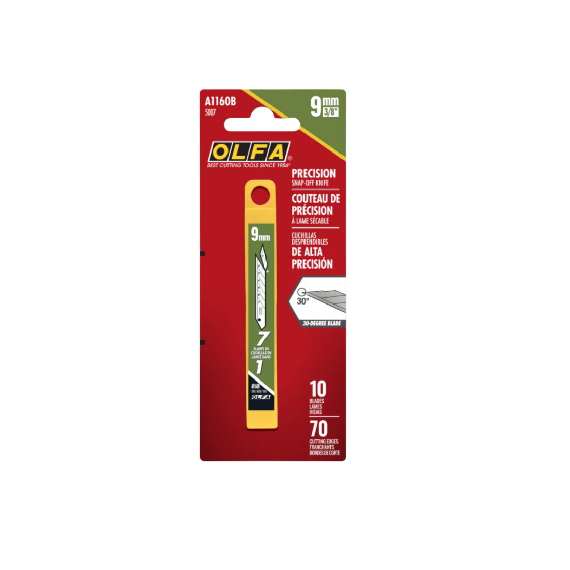 OLFA A1160B Carbon 30 Degree Snap Blades